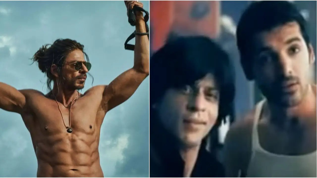 VIRAL VIDEO: Did you know Shah Rukh Khan and John Abraham worked first in 2007 before reuniting for Pathaan?