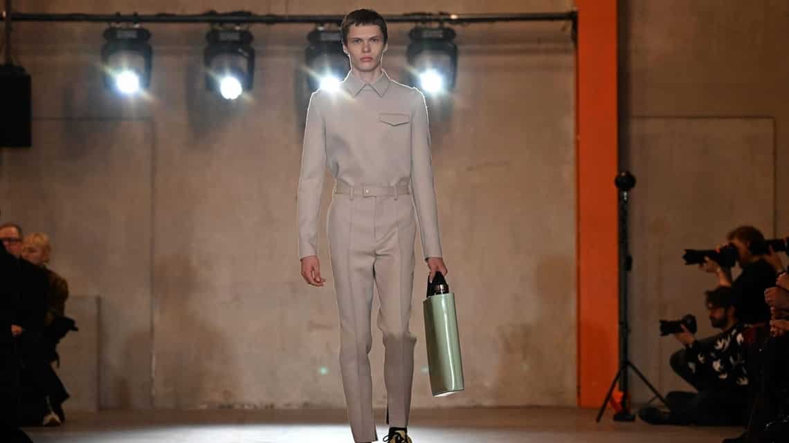 Prada offers spare, cleansing looks at Milan Fashion Week