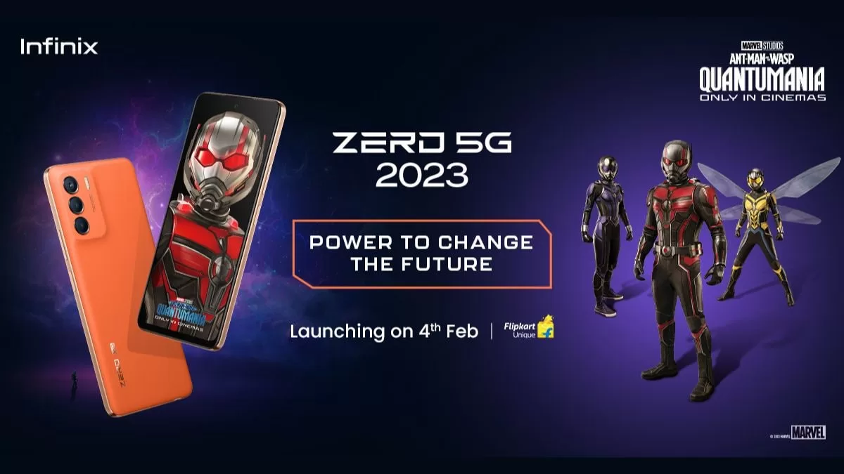 Marvel-Themed Infinix Zero 5G Ant-Man and the Wasp: Quantumania Edition to Launch in India on February 4