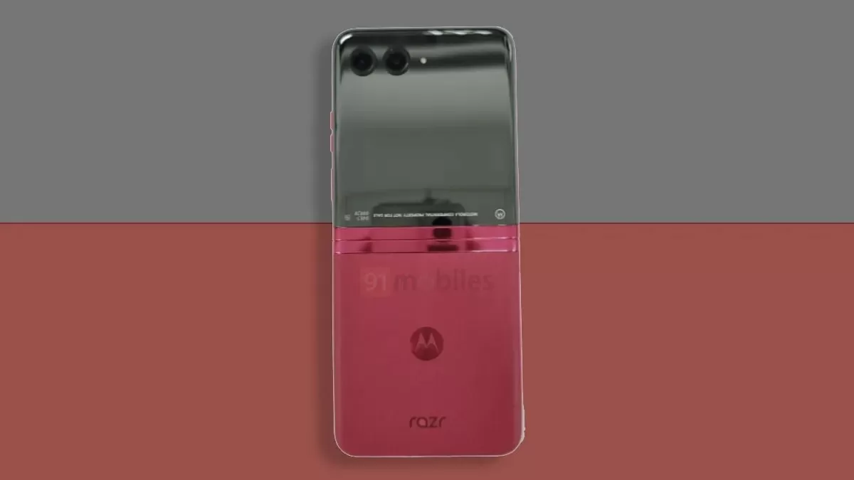 Motorola Razr 2023 Live Image Leaked, Could Feature Dual-Colour External Design: Report